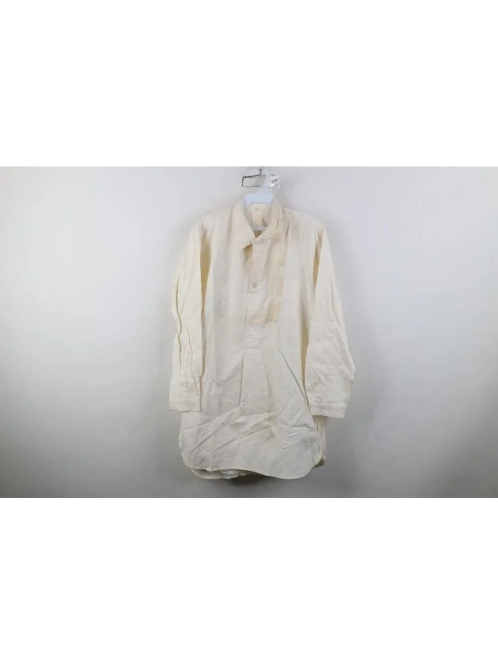 Deadstock Vtg 50s Unissued German Military Mens 36 Hospital Grandpa Marine Shirt